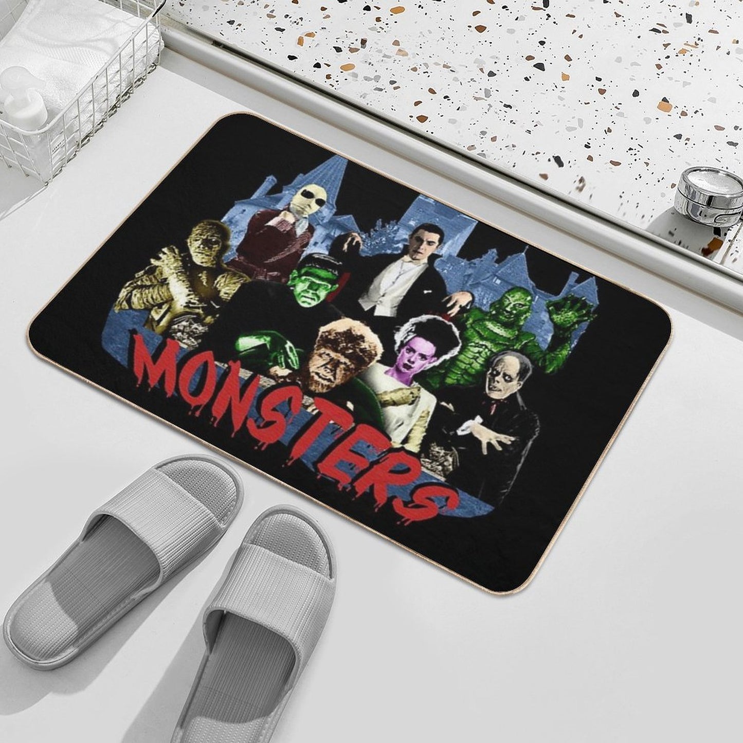 Classic Monsters  High-Traffic Bath Mat