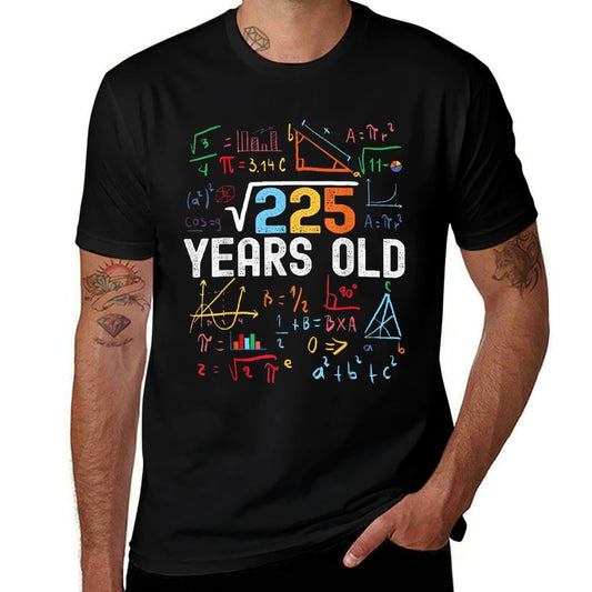 Square Root Of 225 15th Birthday 15 Years Old Birthday  Graphic-printed T-Shirt