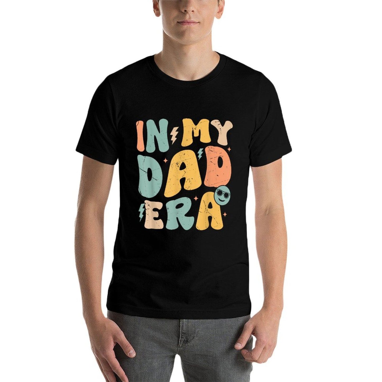 In My Dad Era Groovy Funny Papa Daddy Fathers Day For Men Relaxed-fit T-Shirt
