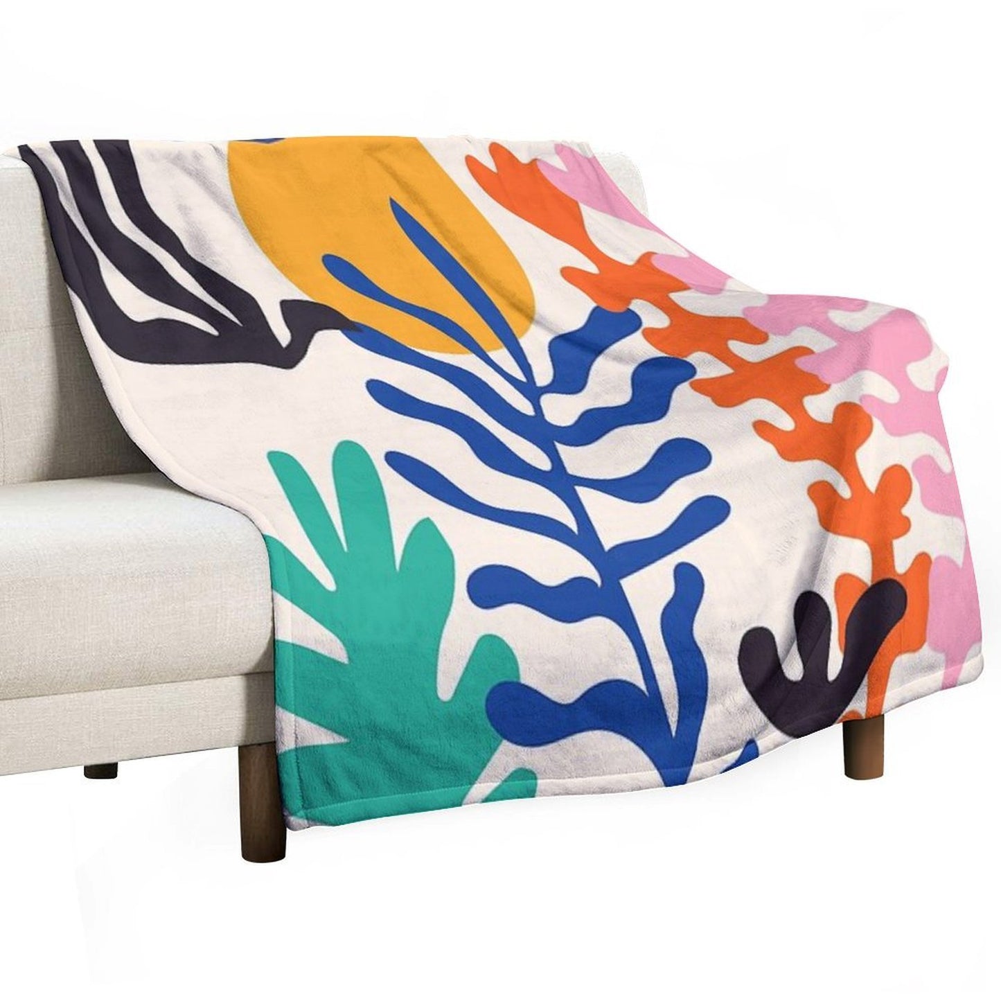 Matisse Bright Boho Botanical Premium Throw Blanket