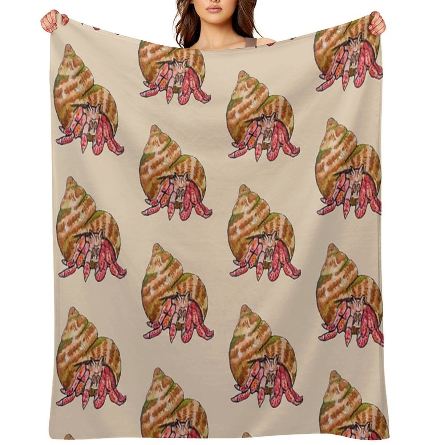 Hermit The Crab All-season Throw Blanket