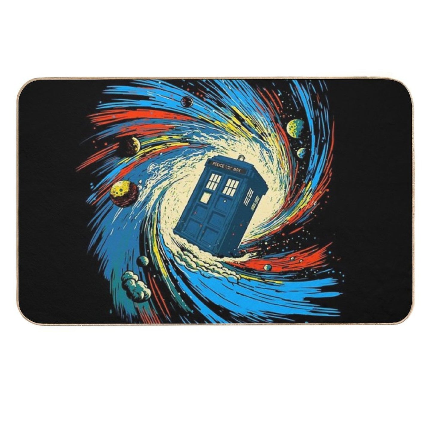 Space And Time Vortex Multi-Purpose Bath Mat