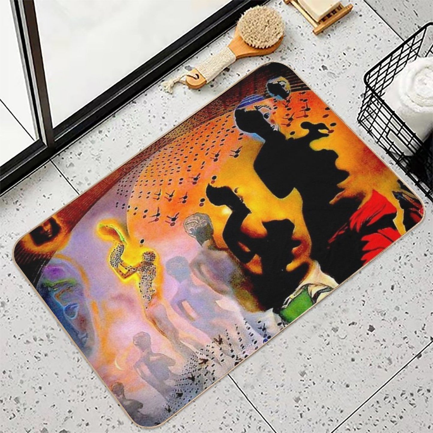 VENUS DE MILO Vintage Abstract Surreal Print Non-Slip Bath Mat