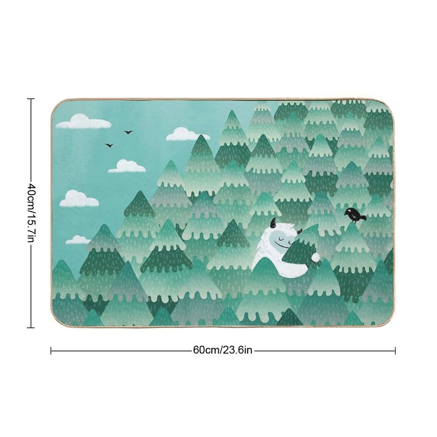 Tree Hugger (Spring & Summer Version) Multi-Purpose Bath Mat