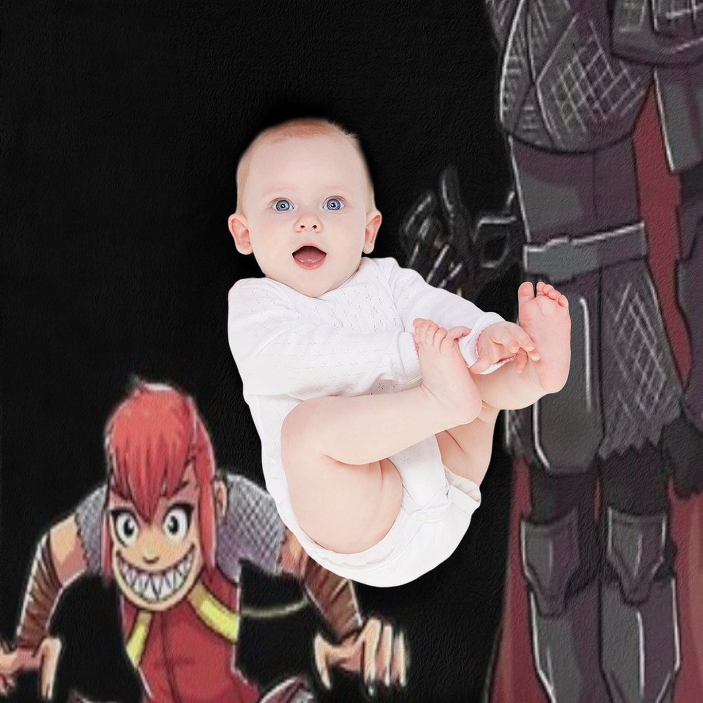 Nimona Plush Throw Blanket