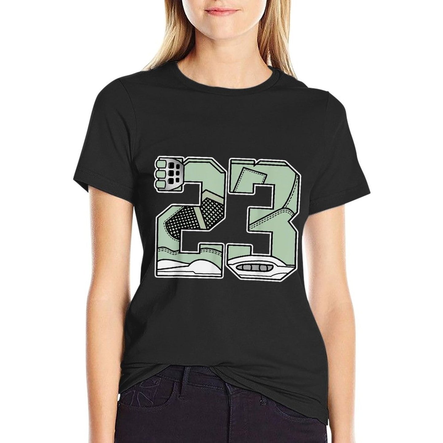 Number 23 Seafoam Abundance 4s Matching For Men Women Quick-drying T-Shirt