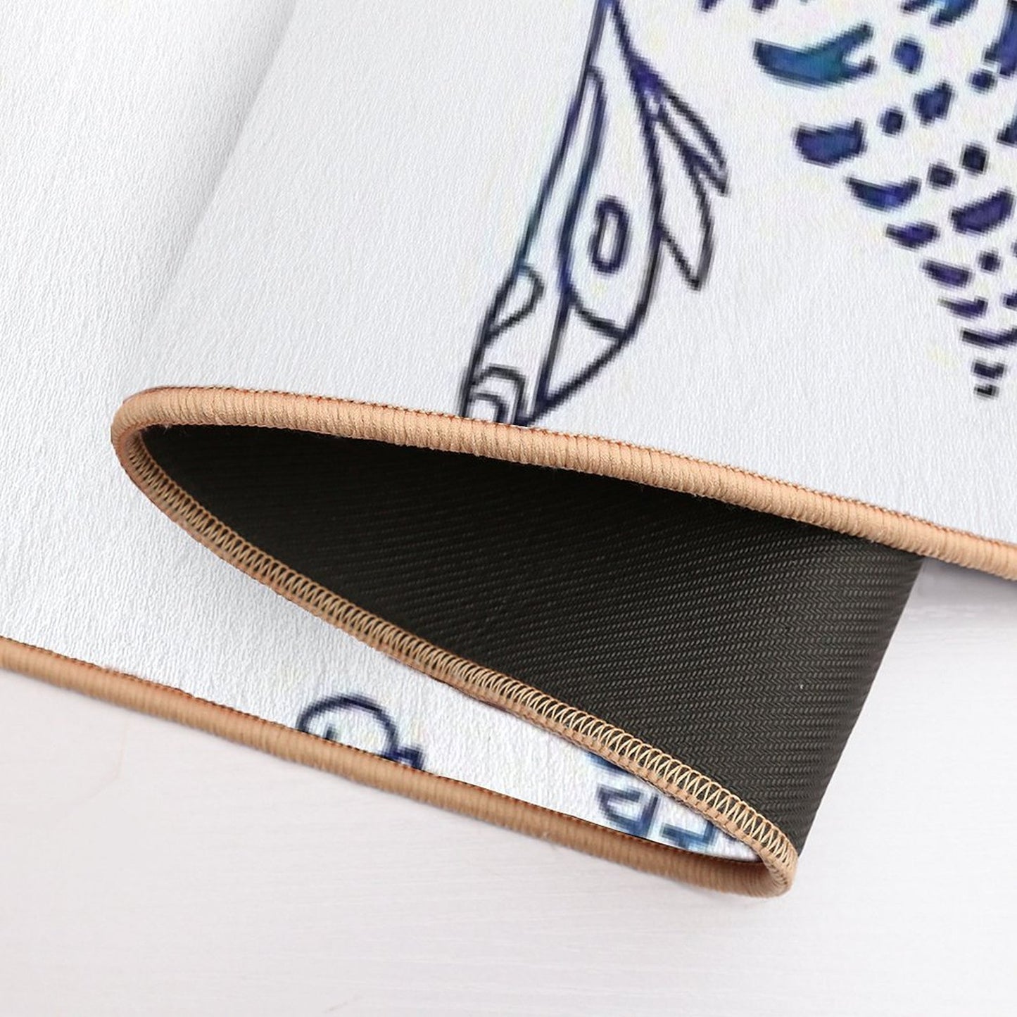 The Blue Bee Flies Easy To Clean Bath Mat