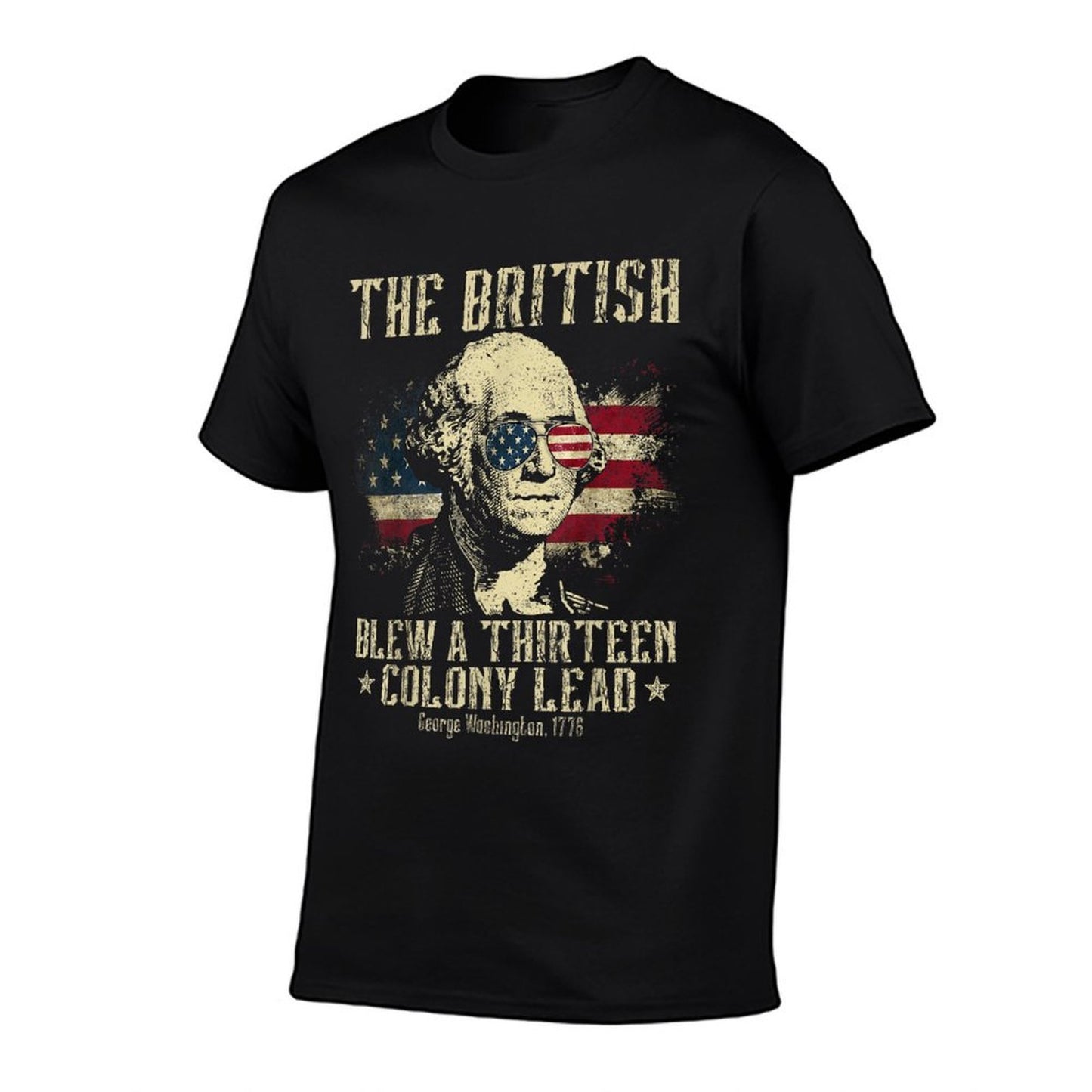 The British Blew A Thirteen Colony Lead 13 1776 4th Of July High-quality Stitching T-Shirt