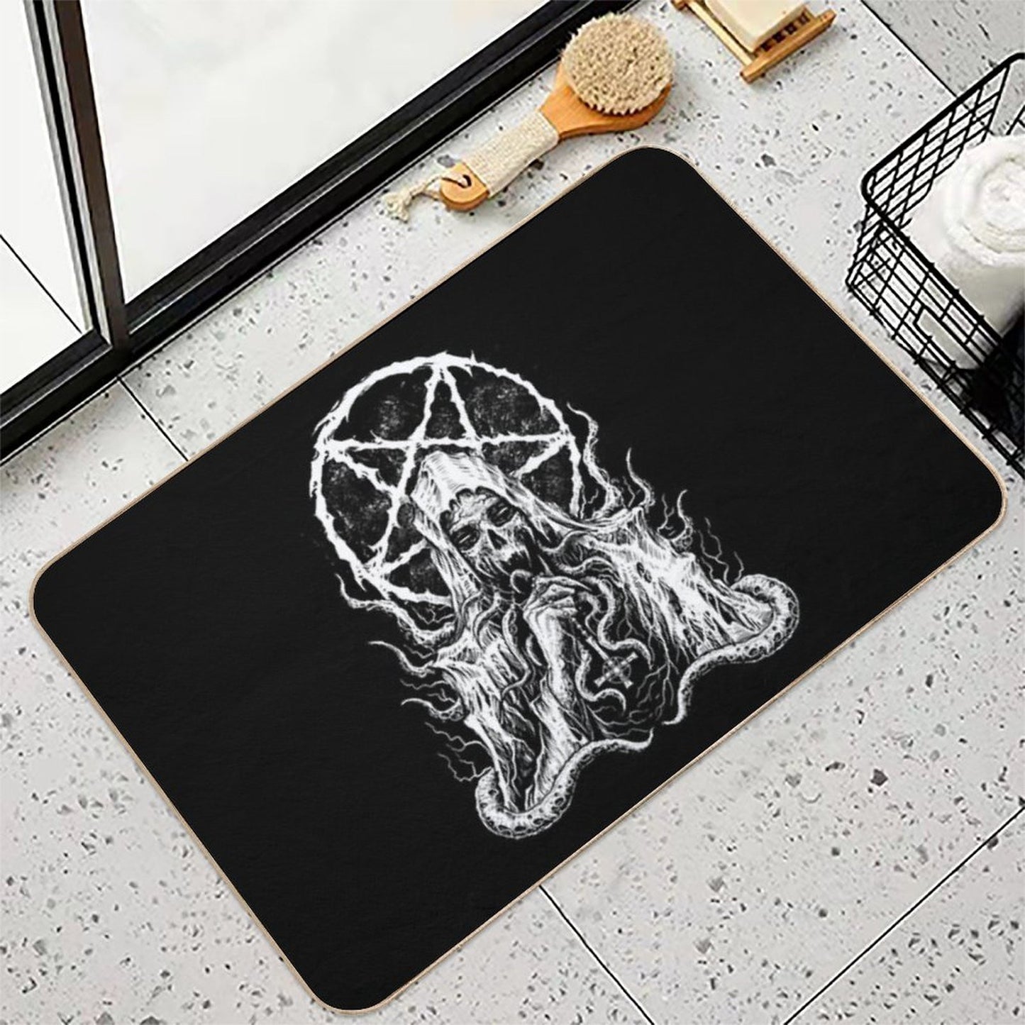 Dark Occultist Dirt-Trapping Bath Mat