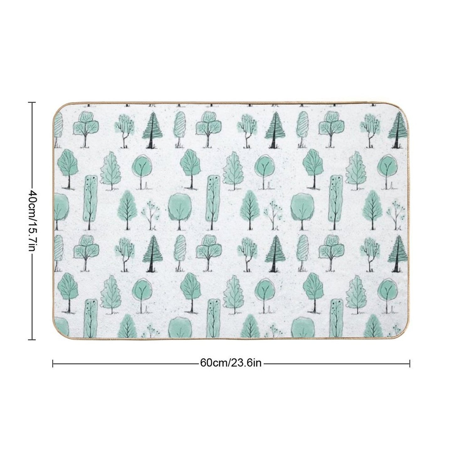 Trees Are Plenty Eco-Friendly Bath Mat