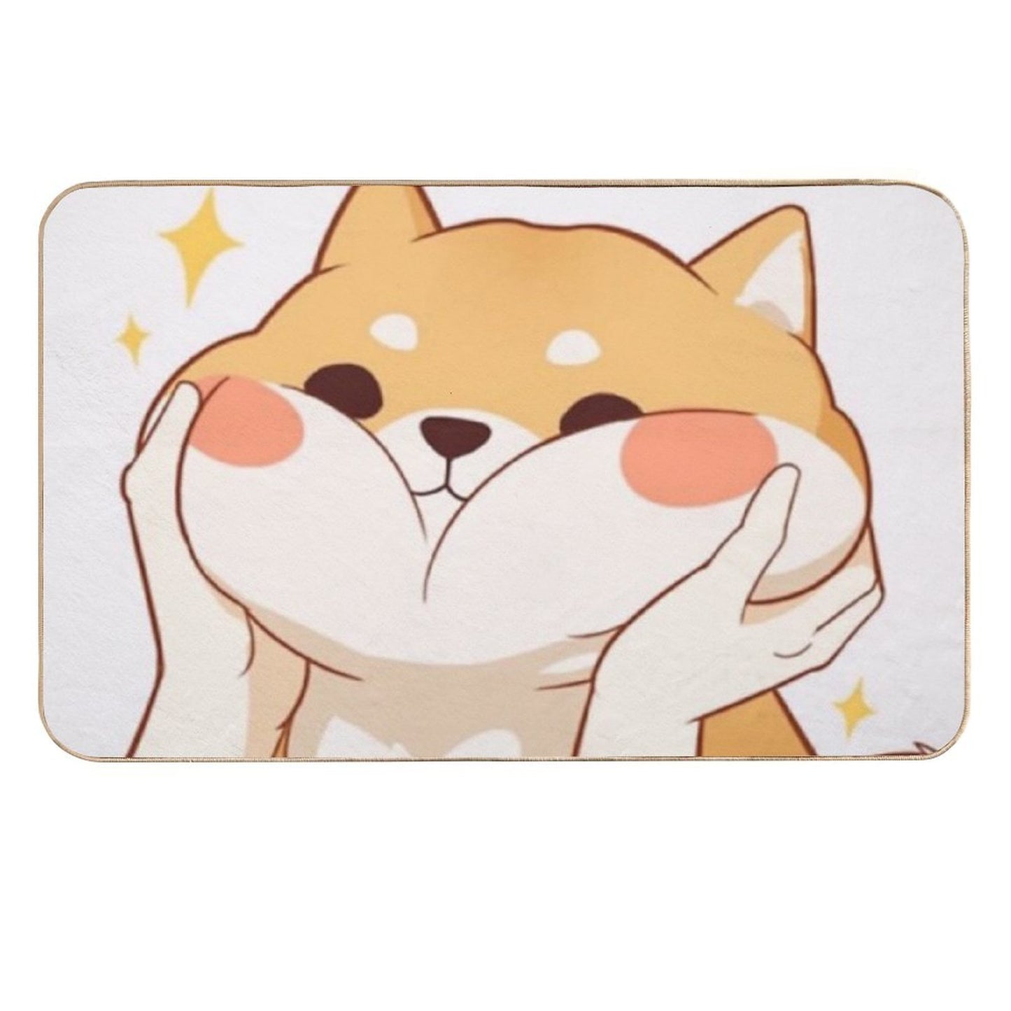 Kawaii Shiba Inu Durable Bath Mat