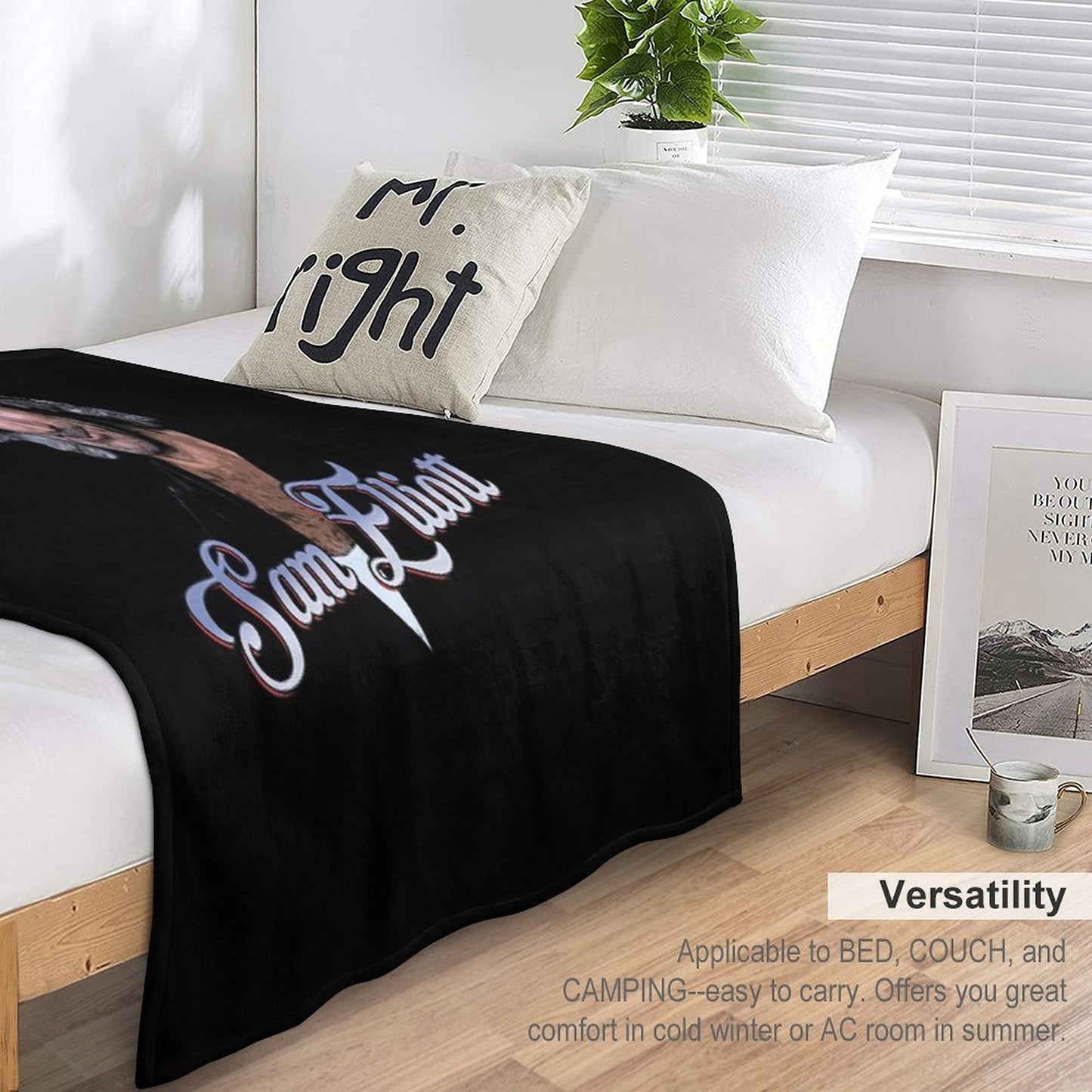 Sam Elliott Velvety-soft Throw Blanket