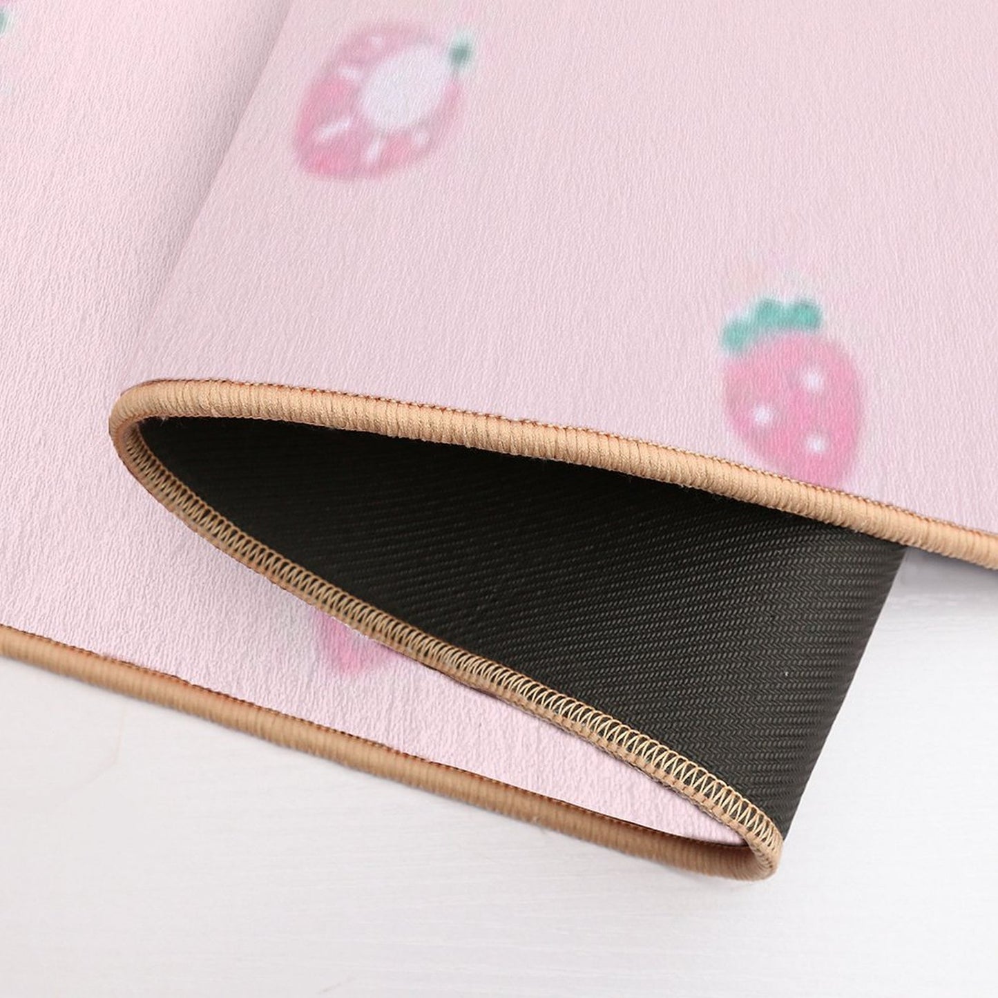 Strawberry Poison Milk 2 Easy Maintenance Bath Mat