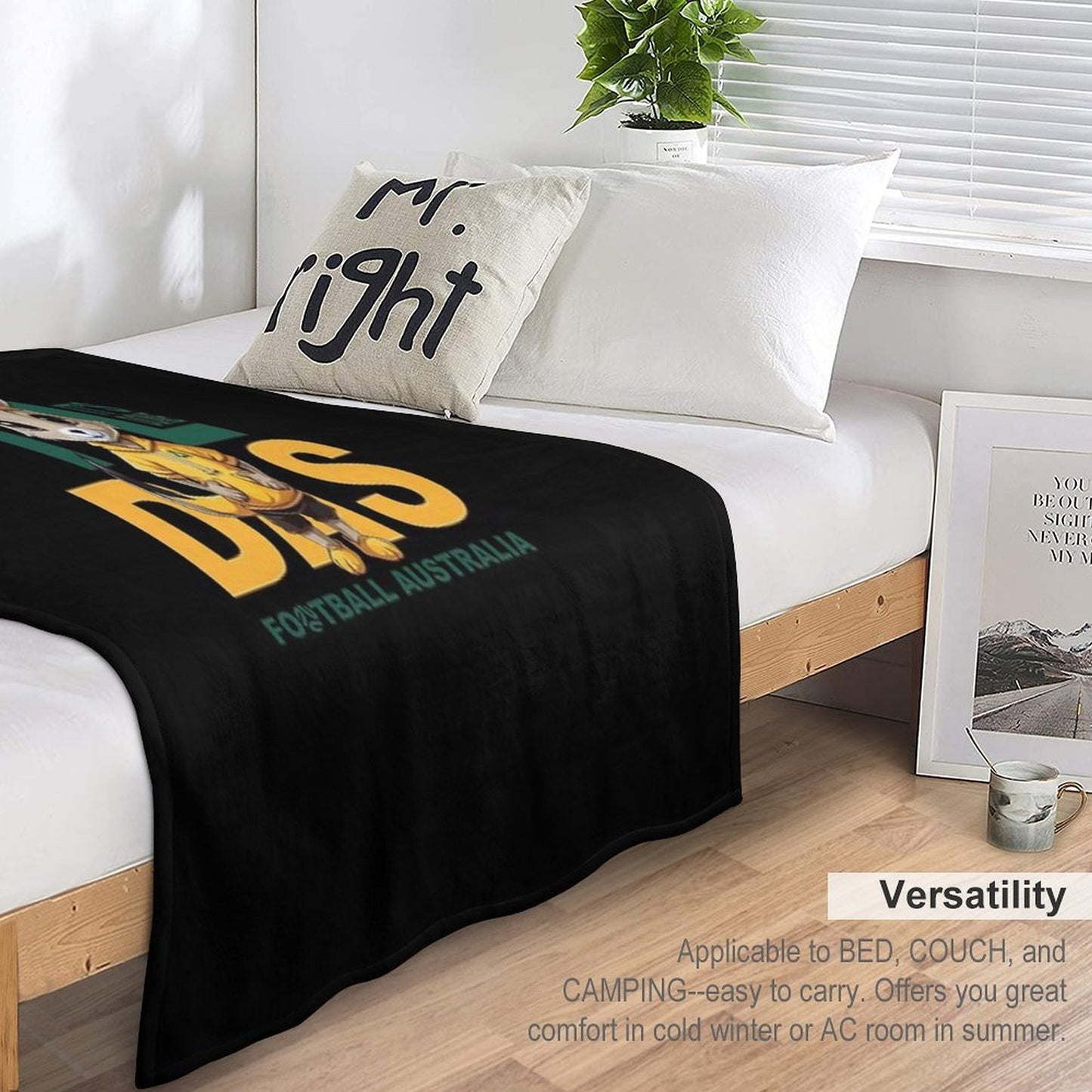 Matilda's Soccer Eco-conscious Throw Blanket
