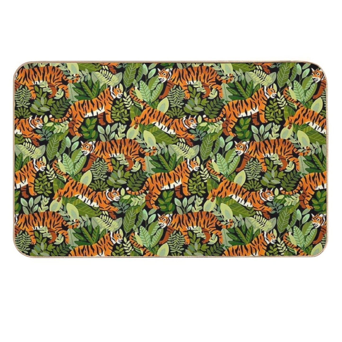 Bengal Tiger Jungle Anti-Trip Bath Mat