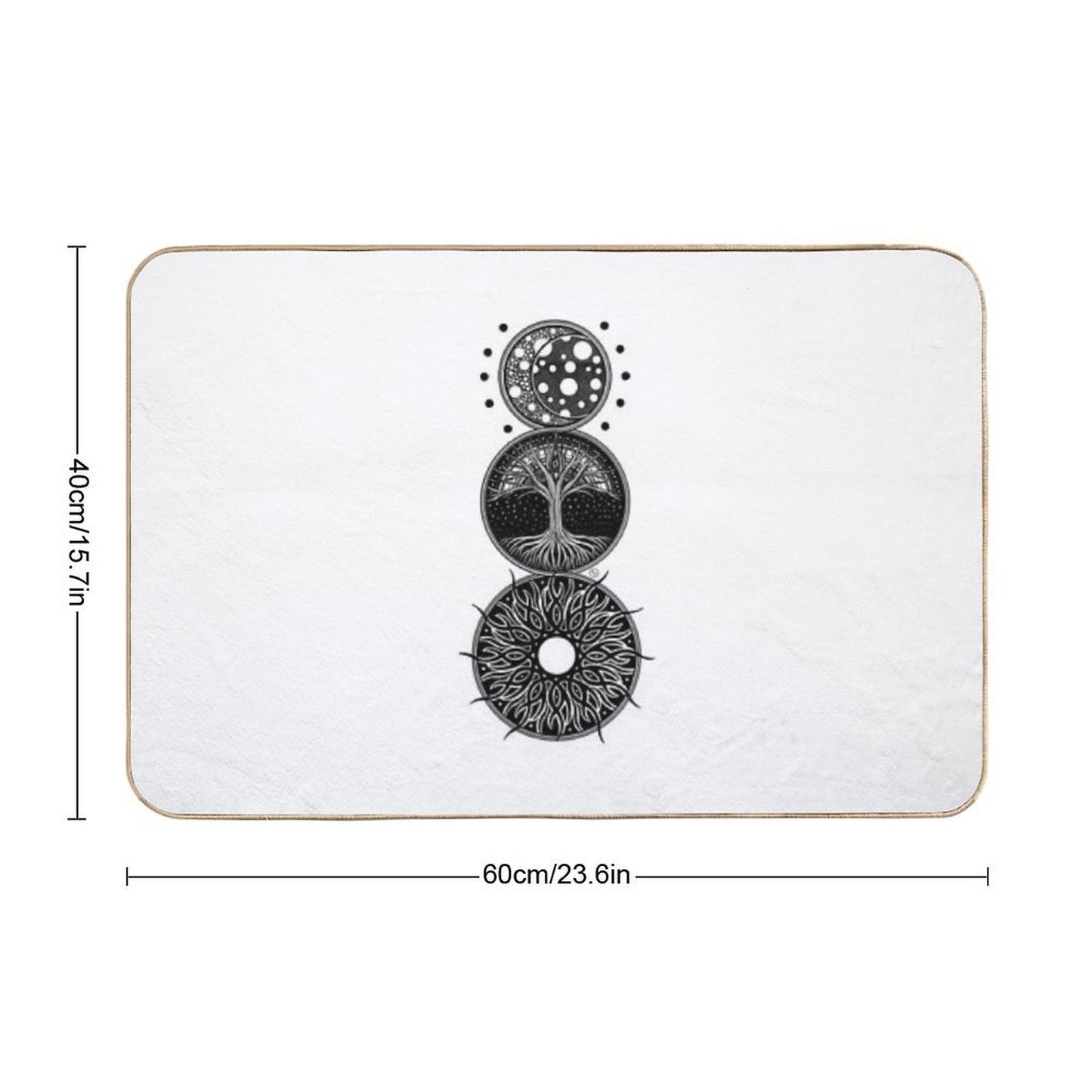 EP. MOON LIFE SUN Odorless Bath Mat
