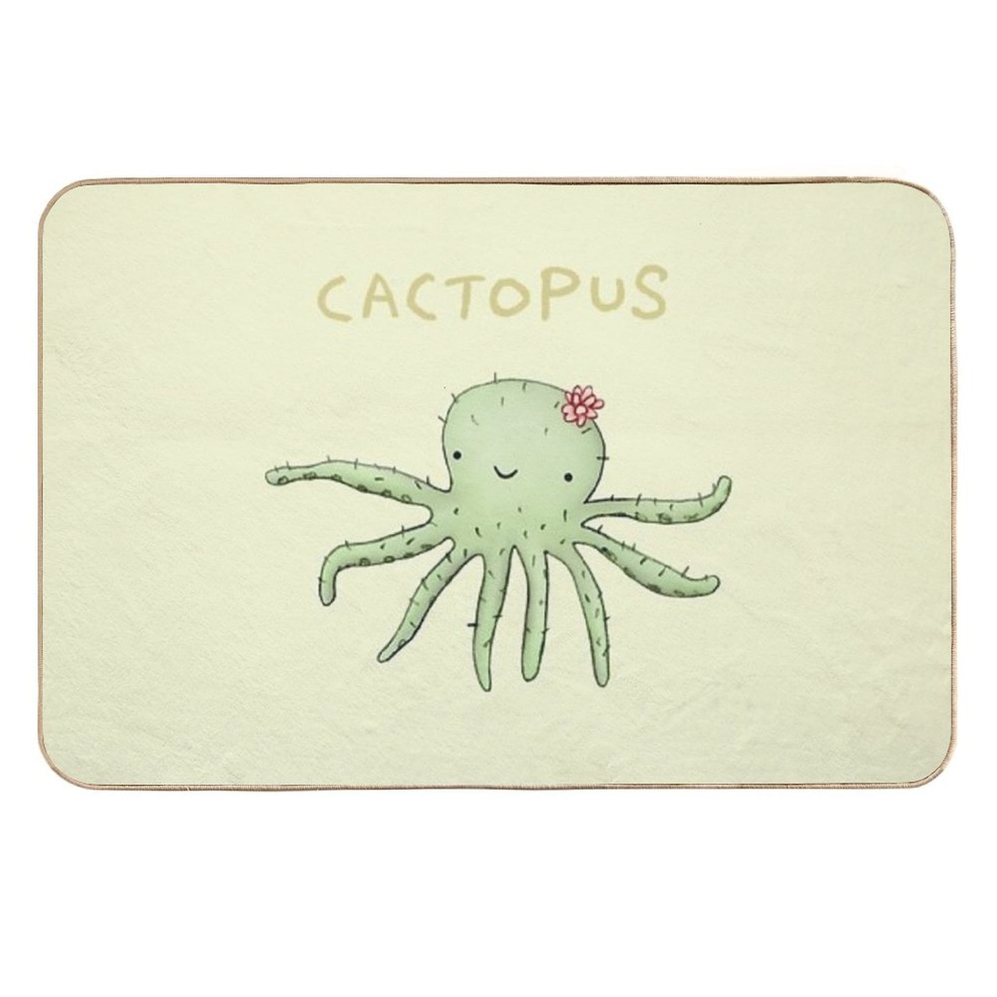 Cactopus Easy To Clean Bath Mat