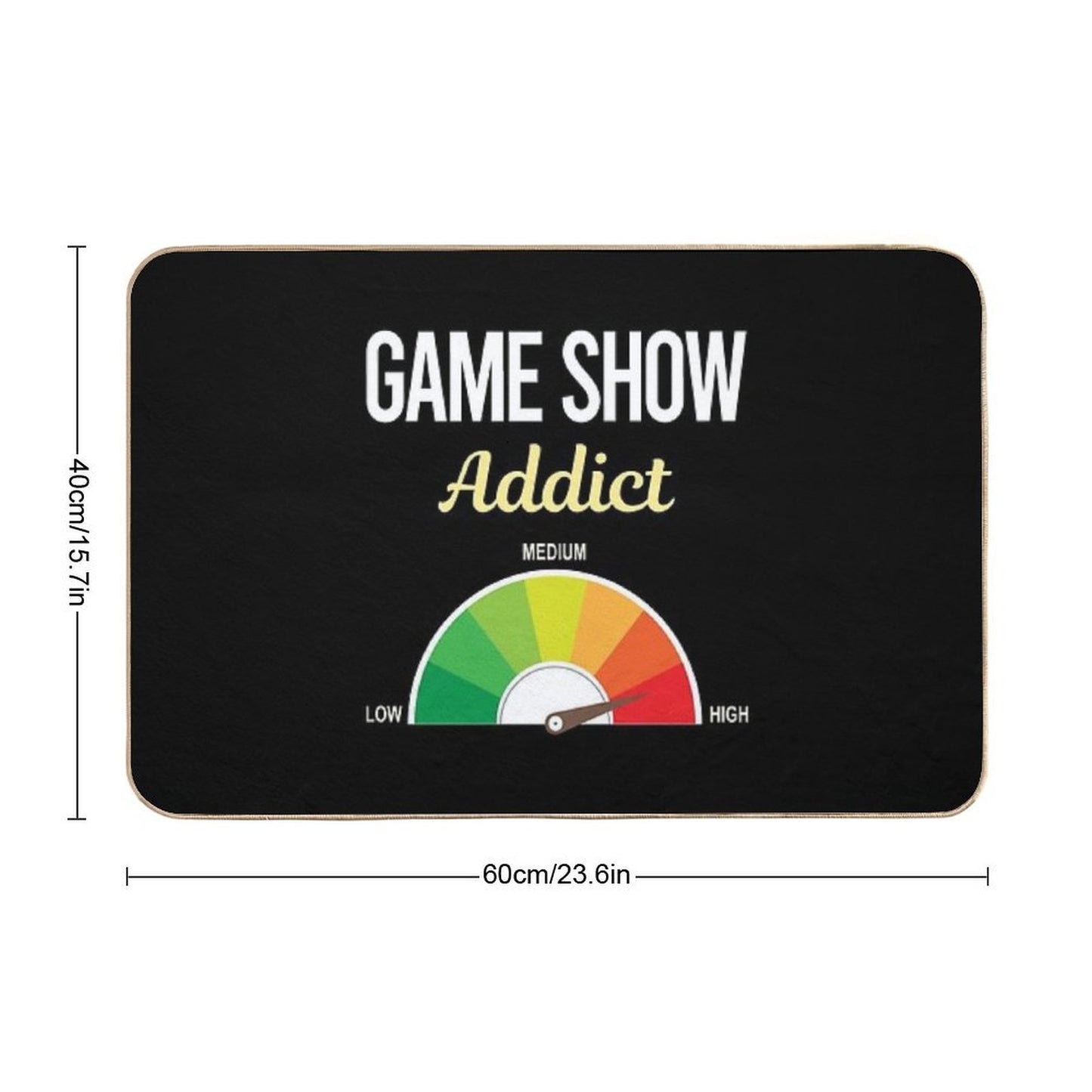 Addict Game Shows TV Show Long-Lasting Bath Mat
