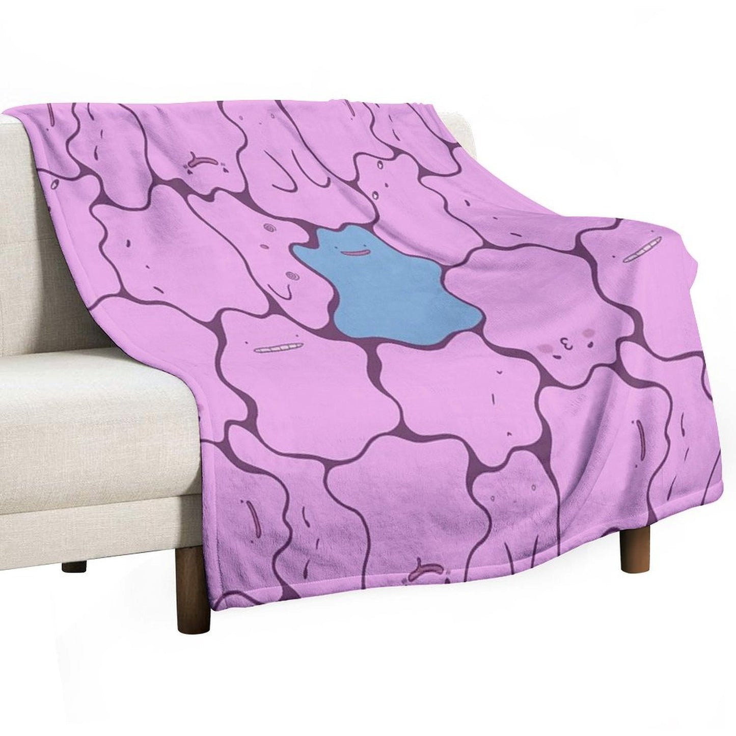Ditto Pattern Shiny Anti-pilling Throw Blanket