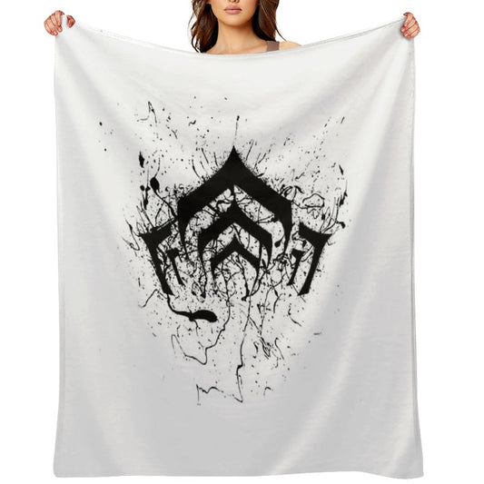 Warframe Logo Plush Throw Blanket