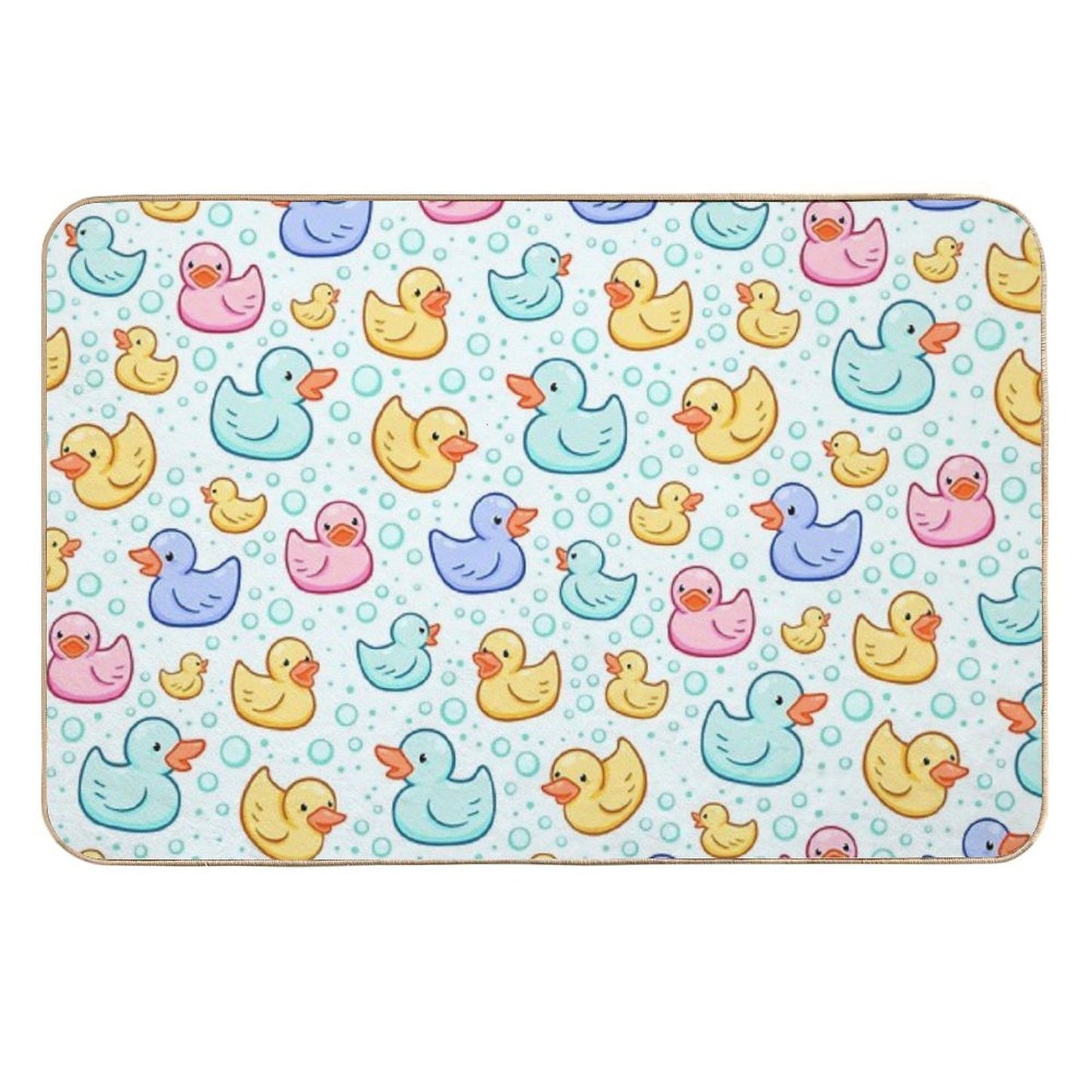 Rubber Duckie Easy To Clean Bath Mat