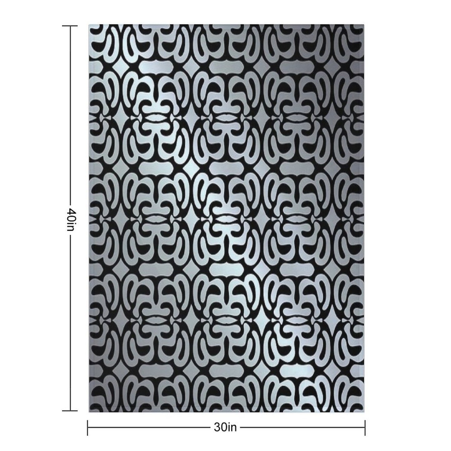 Abstract Travel-friendly Throw Blanket