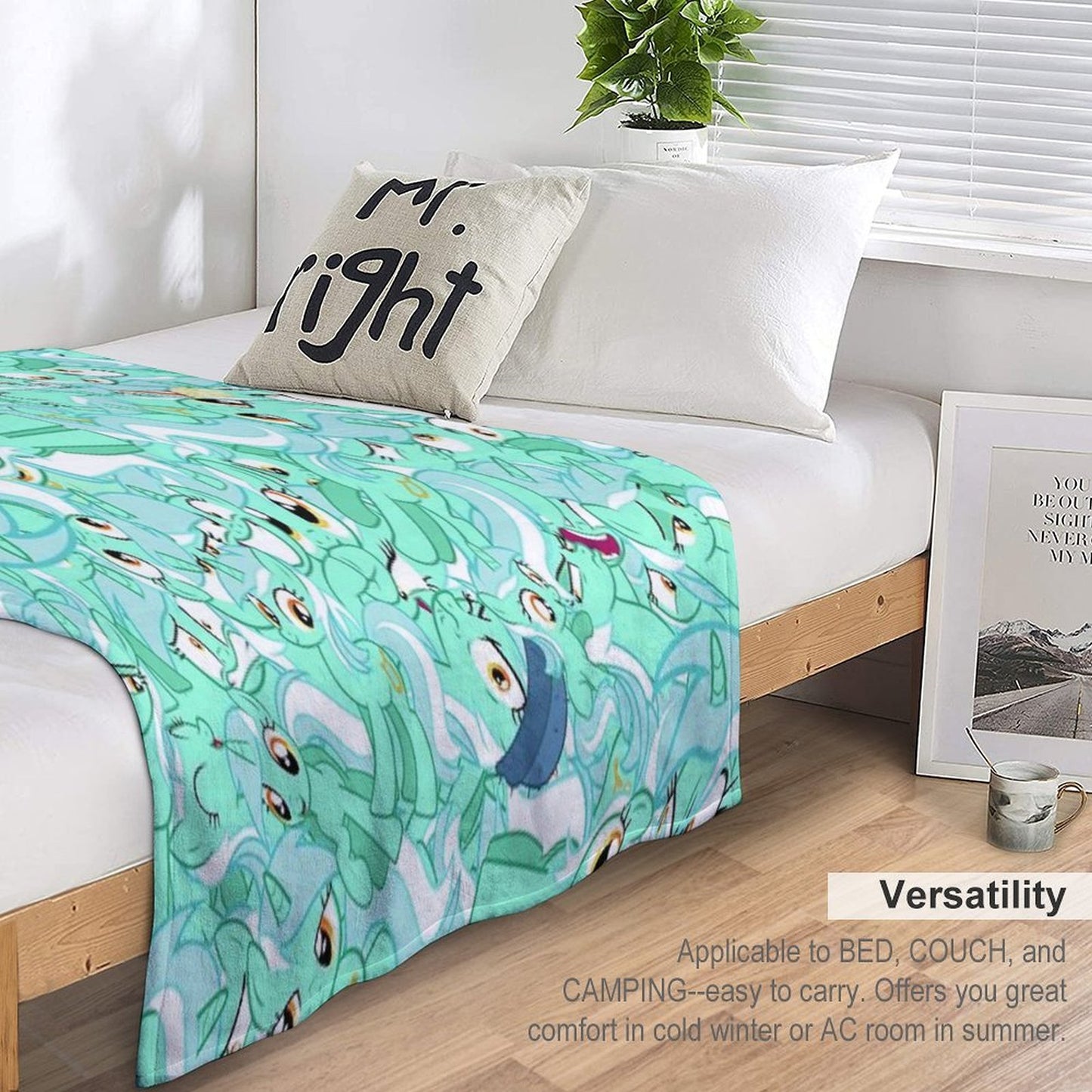 Lyra Mess Travel-friendly Throw Blanket