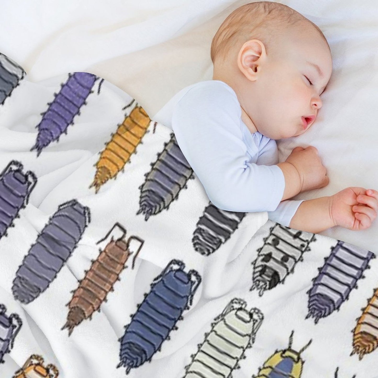 Isopods Easy Care Throw Blanket