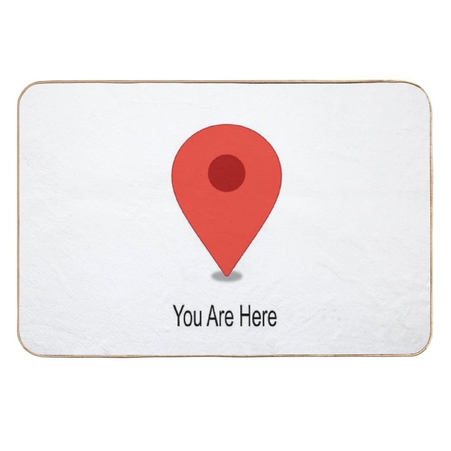 You Are Here Absorbent Bath Mat