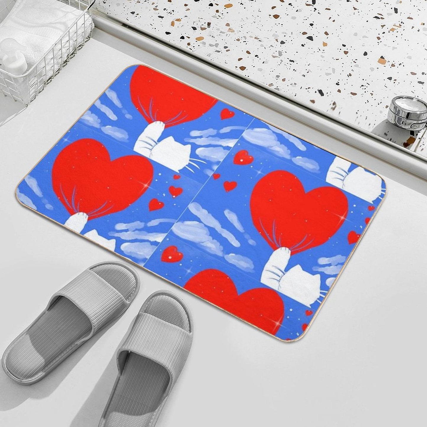 Cute Cat 1 Odorless Bath Mat