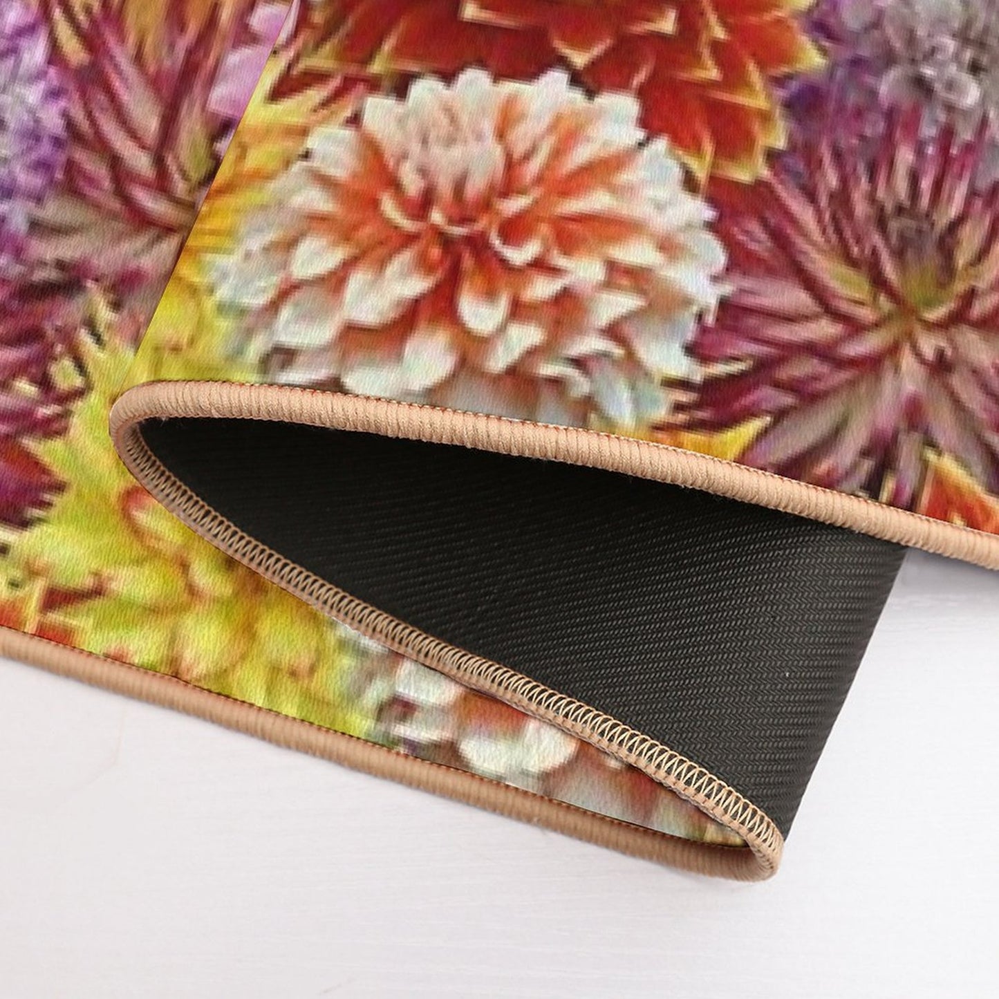 Dahlia Deluge Dirt-Trapping Bath Mat