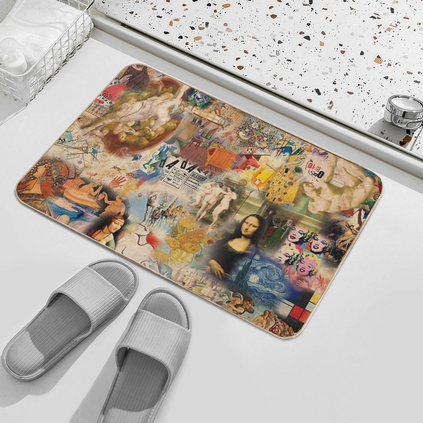 History of Art Durable Bath Mat
