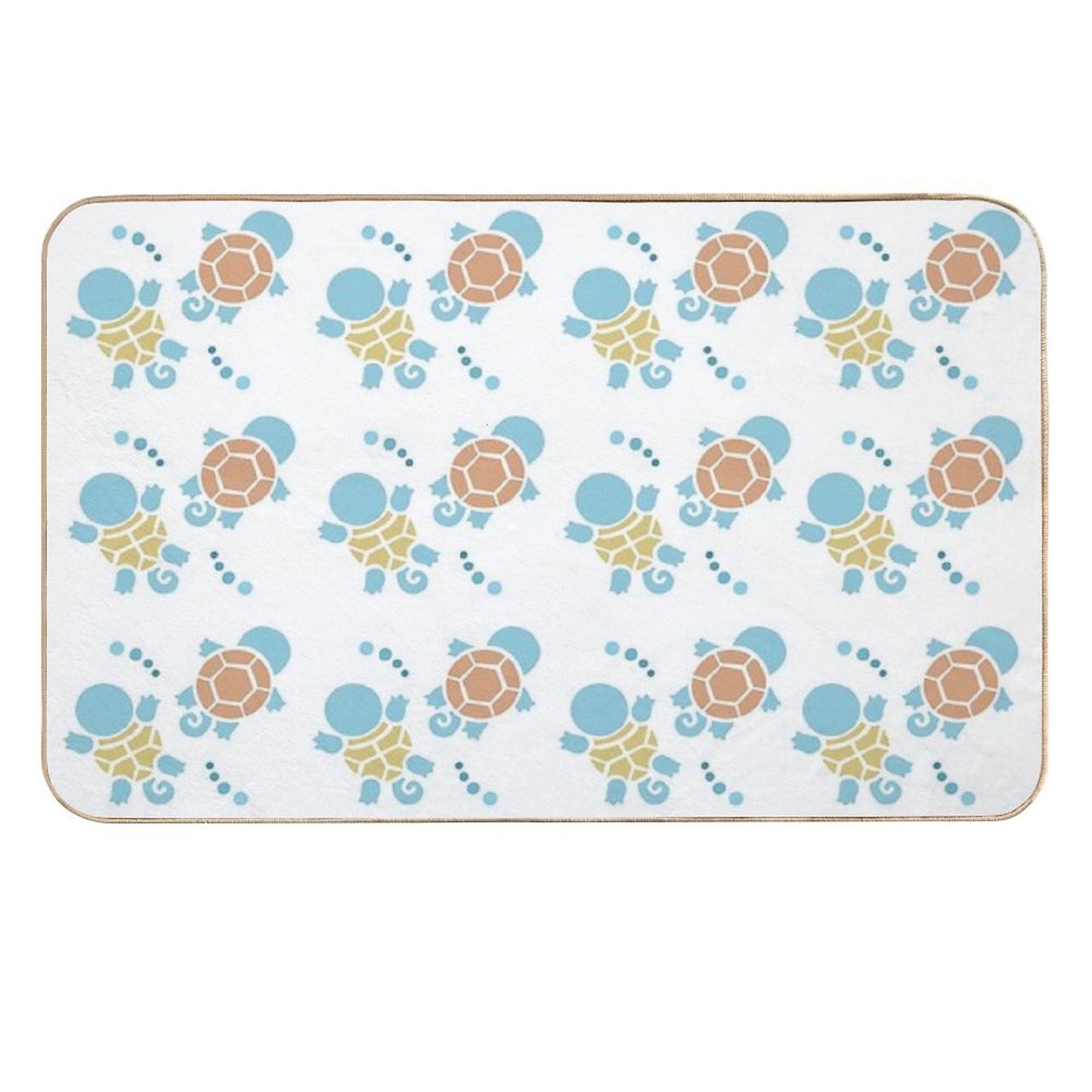 Poke Tiny Turtles Durable Bath Mat