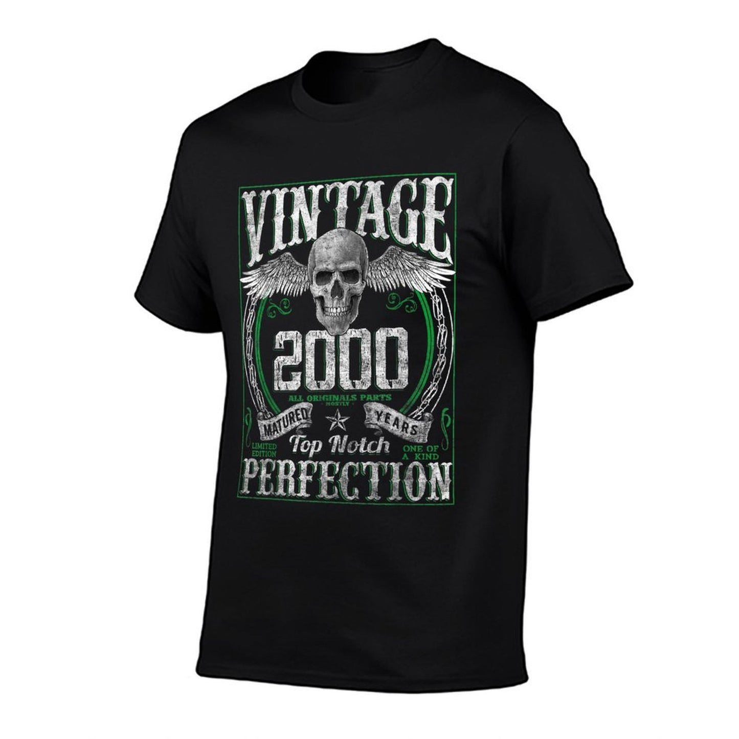 Vintage 2000 Limited Edition 2000 21 Years Old 21st Birthday Oversized Silhouette T-Shirt
