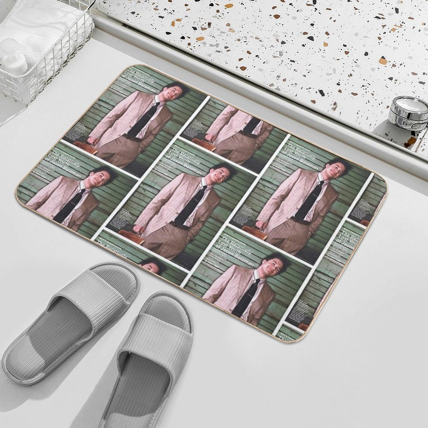 Jason Bateman Mag Easy Maintenance Bath Mat
