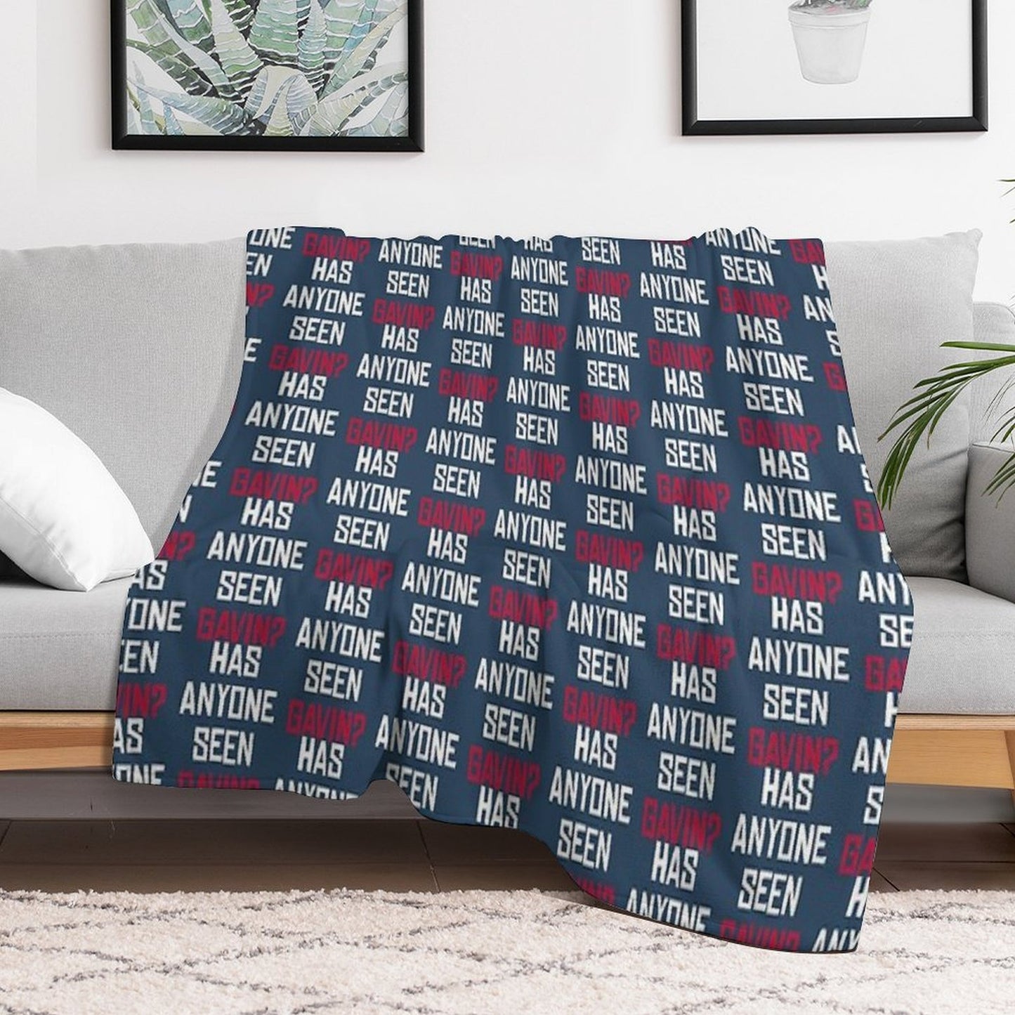 Has Anyone Seen Gavin Machine-washable Throw Blanket