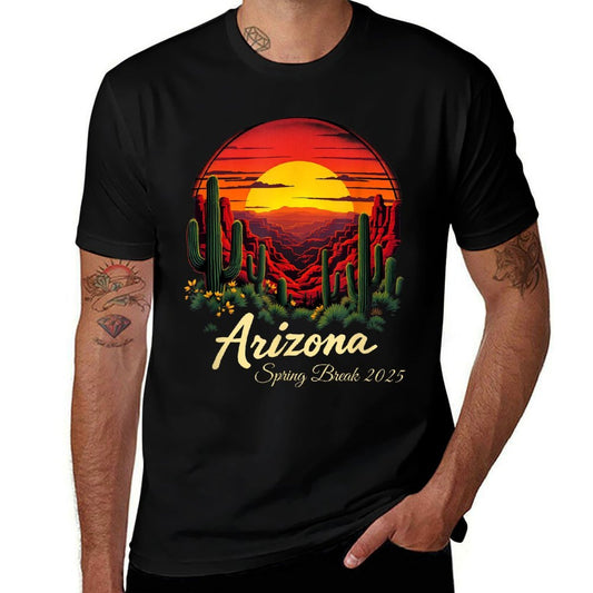Spring Break 2025 Arizona  Heathered Texture T-Shirt