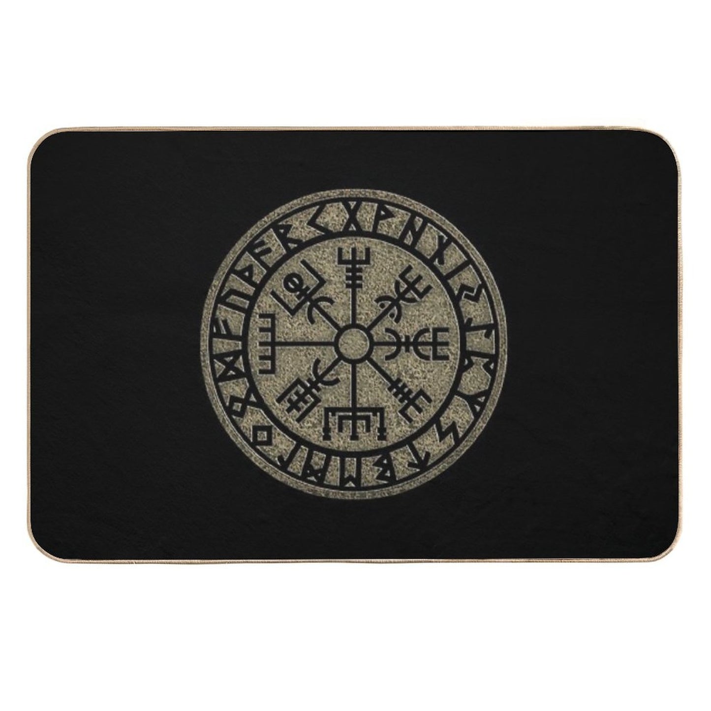 Vegvisir, Viking Compass, Norse, Symbol, Protection, Nordic, Vikings Multi-Purpose Bath Mat