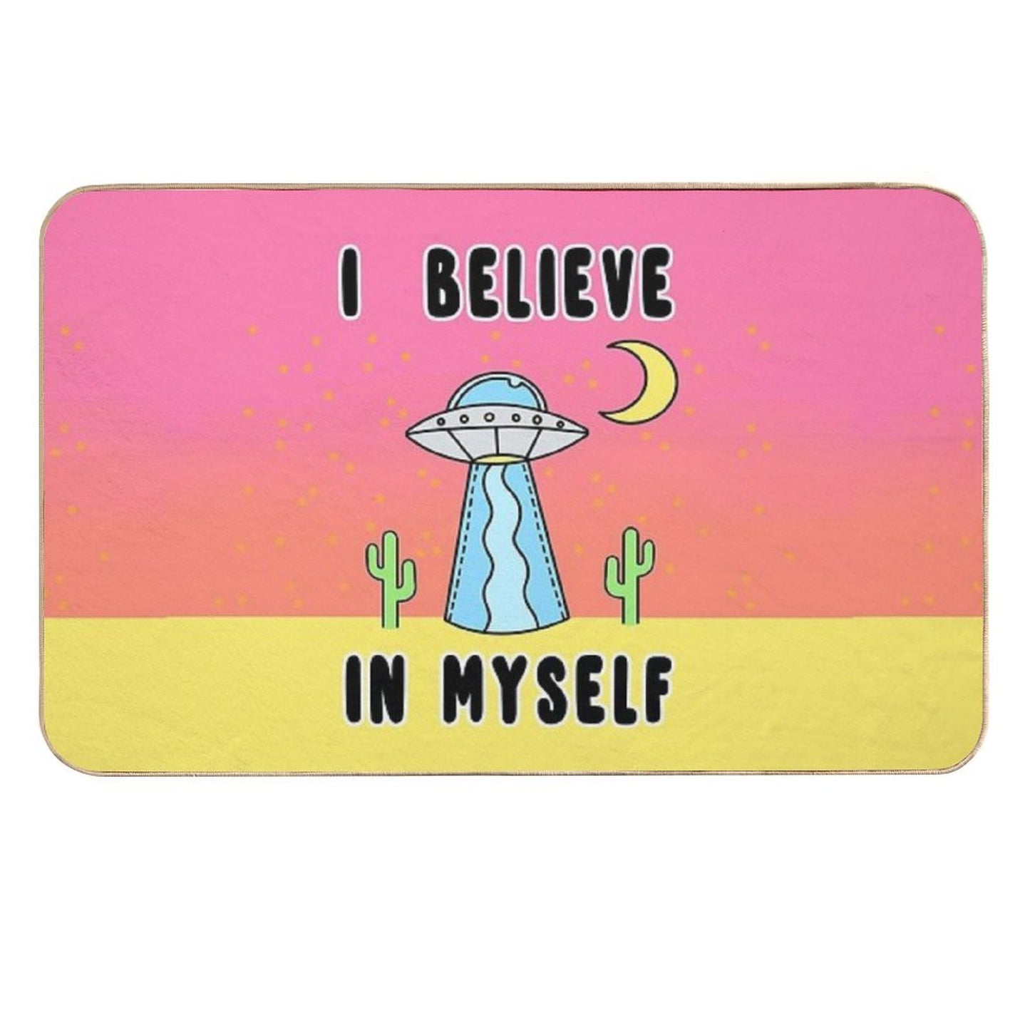 I Believe In Myself - The Peach Fuzz Multi-Purpose Bath Mat
