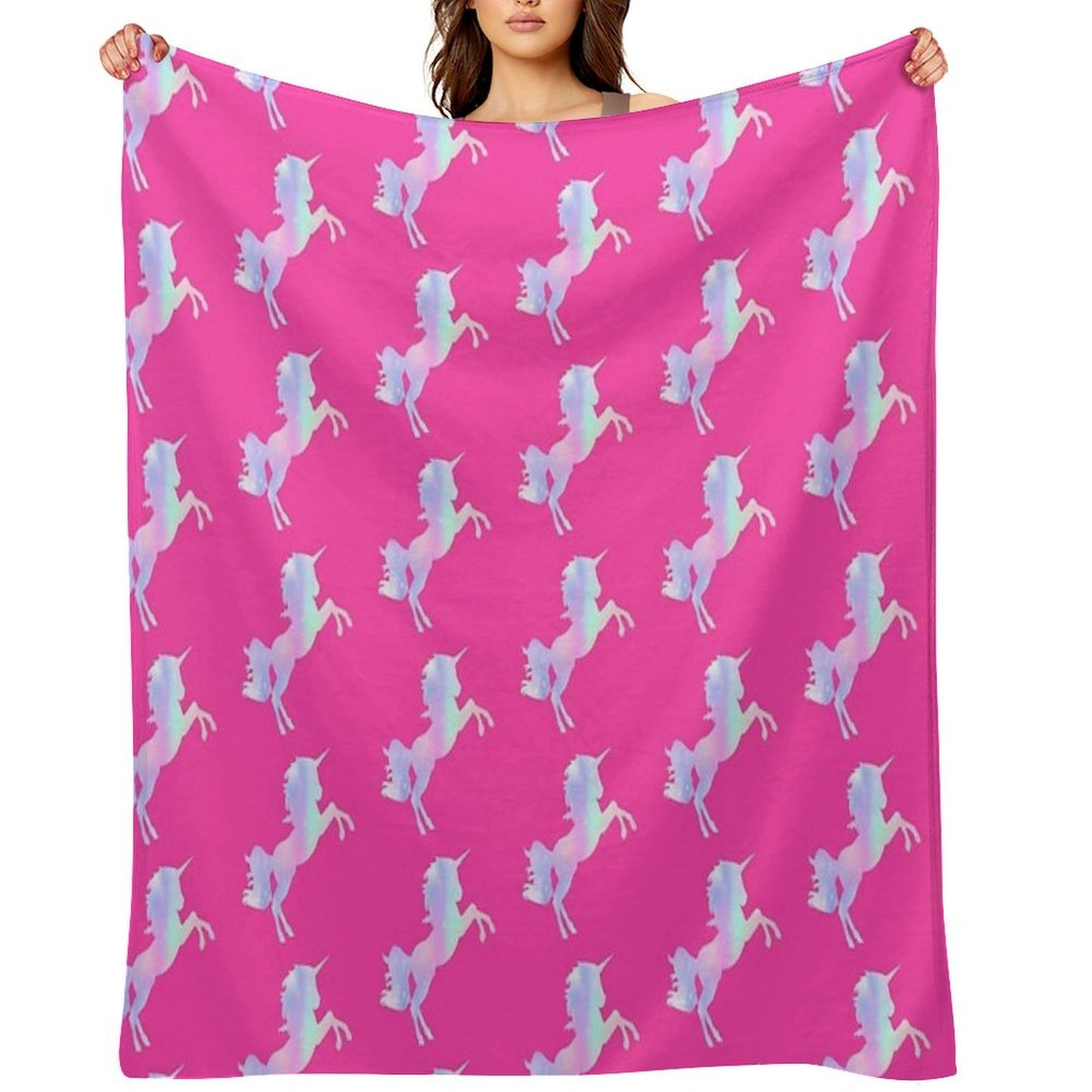 Magical Unicorn Quick-dry Throw Blanket