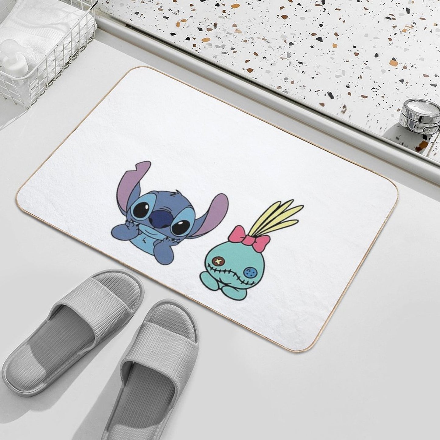 Stitch And Scrump Dirt-Trapping Bath Mat