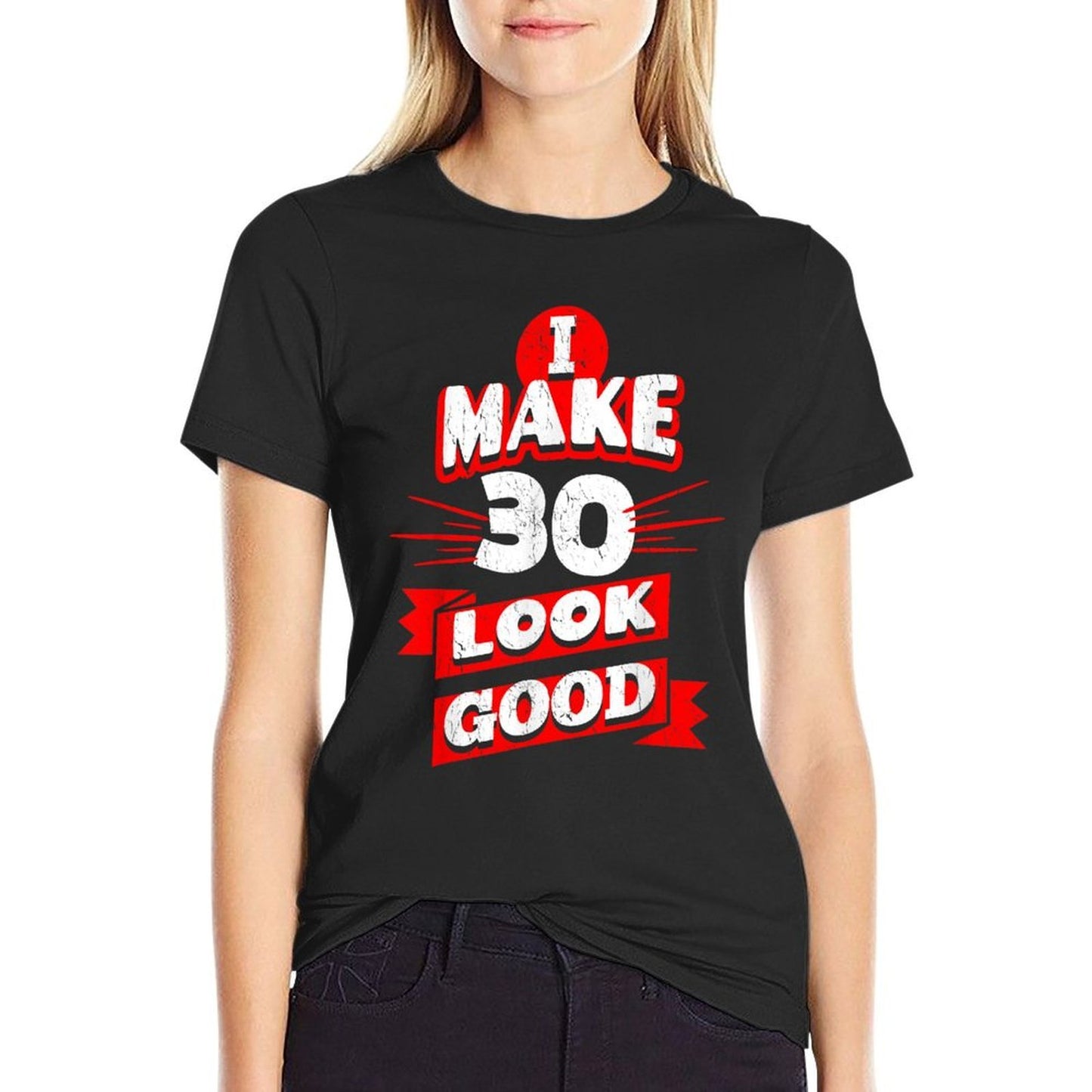 30th Birthday Gift Idea for Her 30th Birthday High-quality Stitching T-Shirt