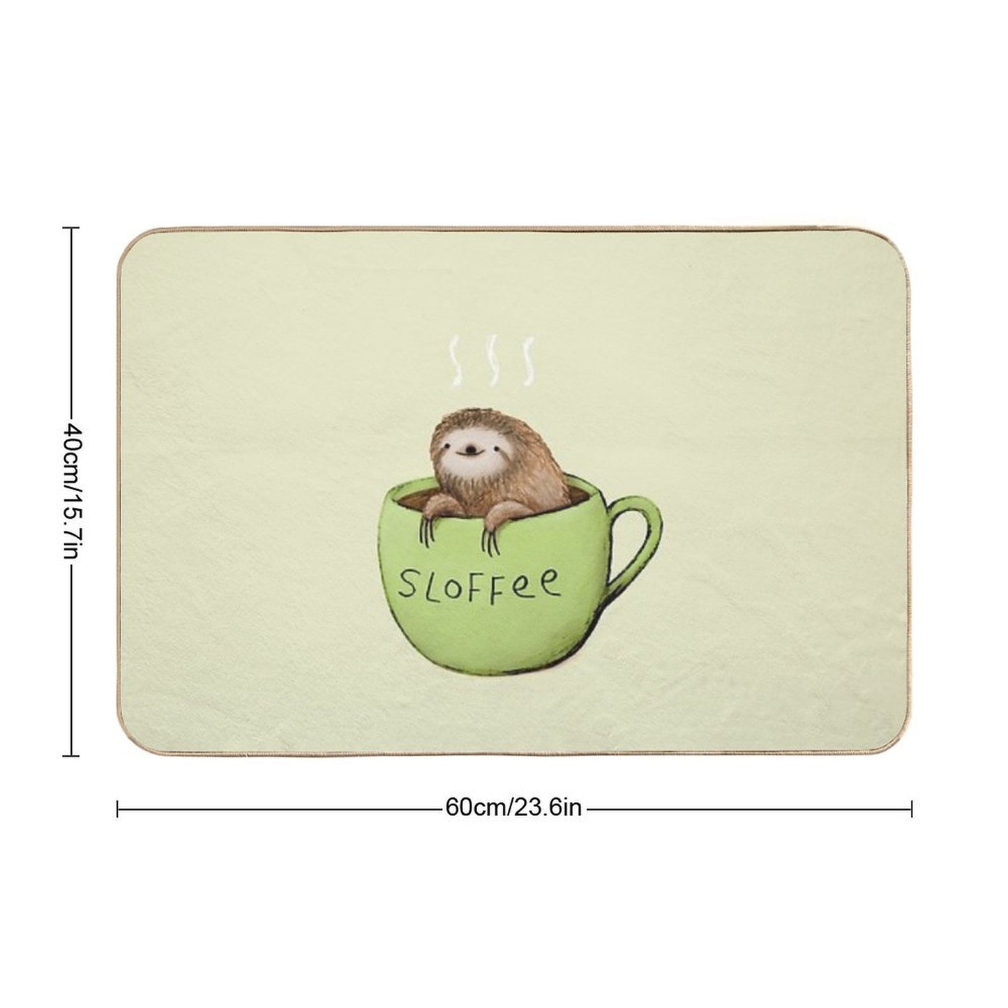 Sloffee Toxin-Free Bath Mat