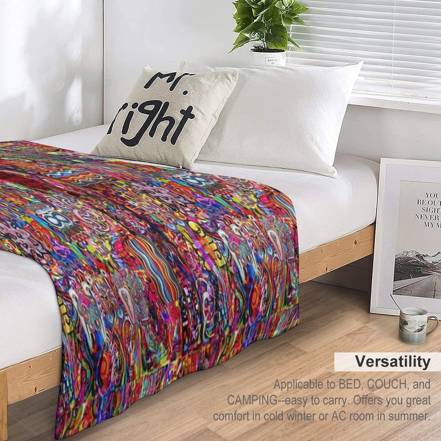 Pop Abstract Gift-ready Throw Blanket