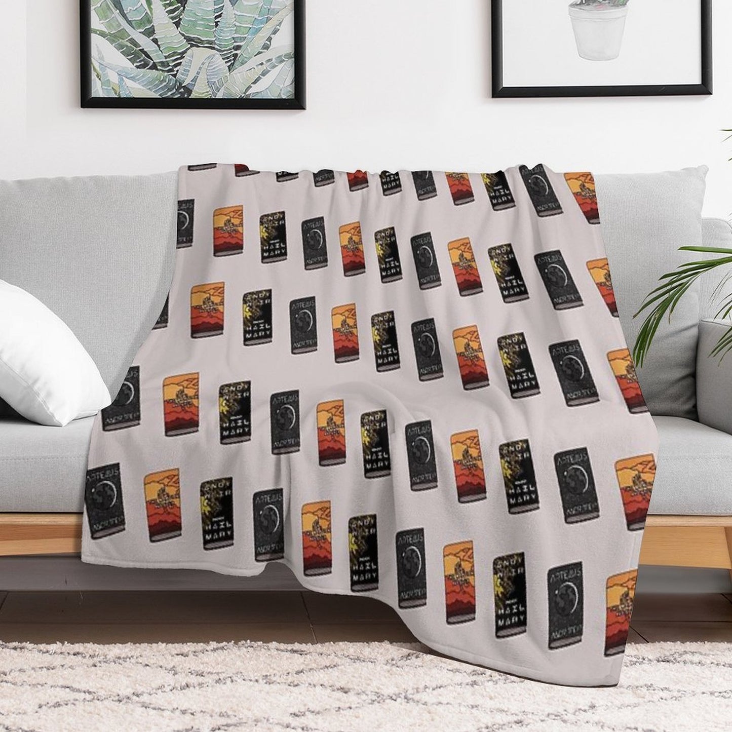 Andy Weir Books Machine-washable Throw Blanket