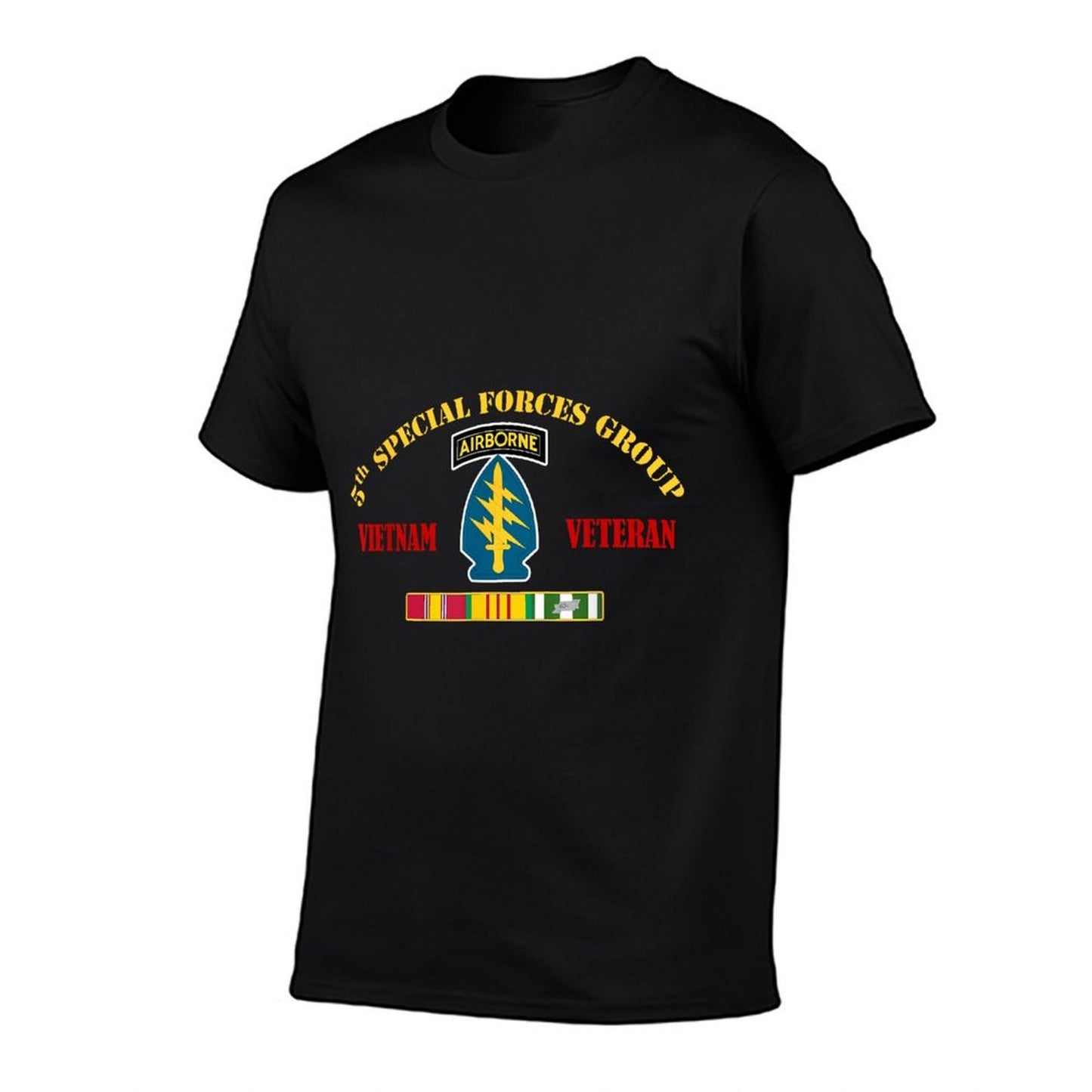 5th Special Forces Group Vietnam Veteran Military Papa Xmas Wrinkle-resistant T-Shirt