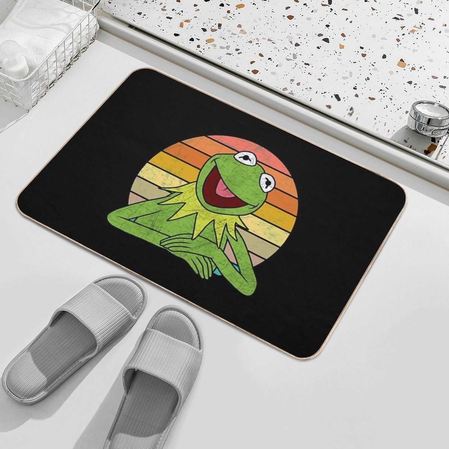 Kermit The Frog Absorbent Bath Mat