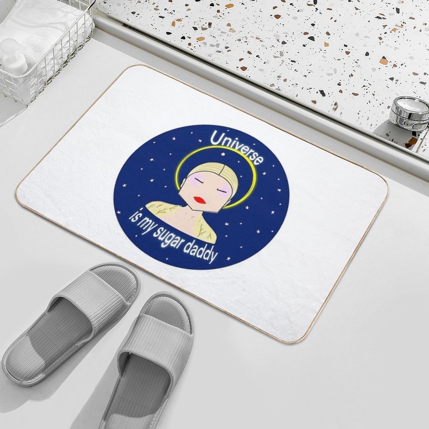 Universe Is My Sugar Daddy High-Traffic Bath Mat