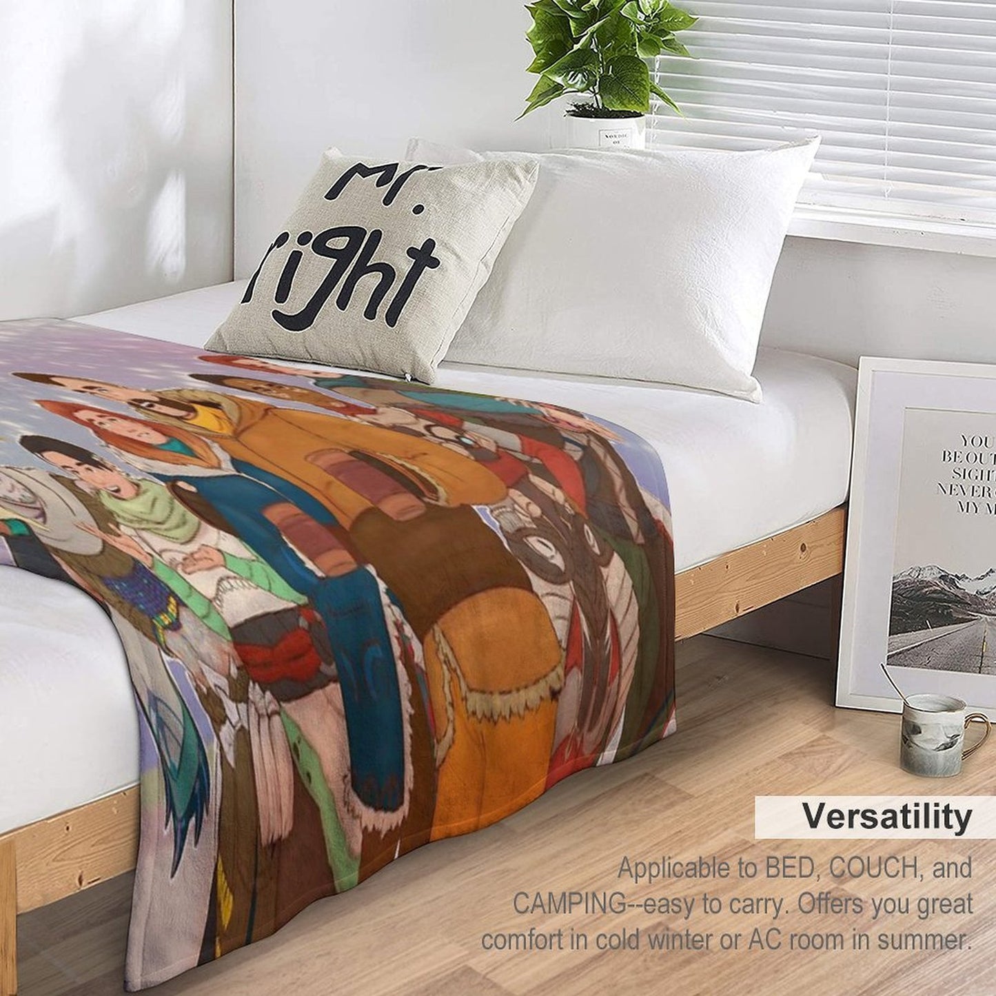 New Year's Horizon All-season Throw Blanket