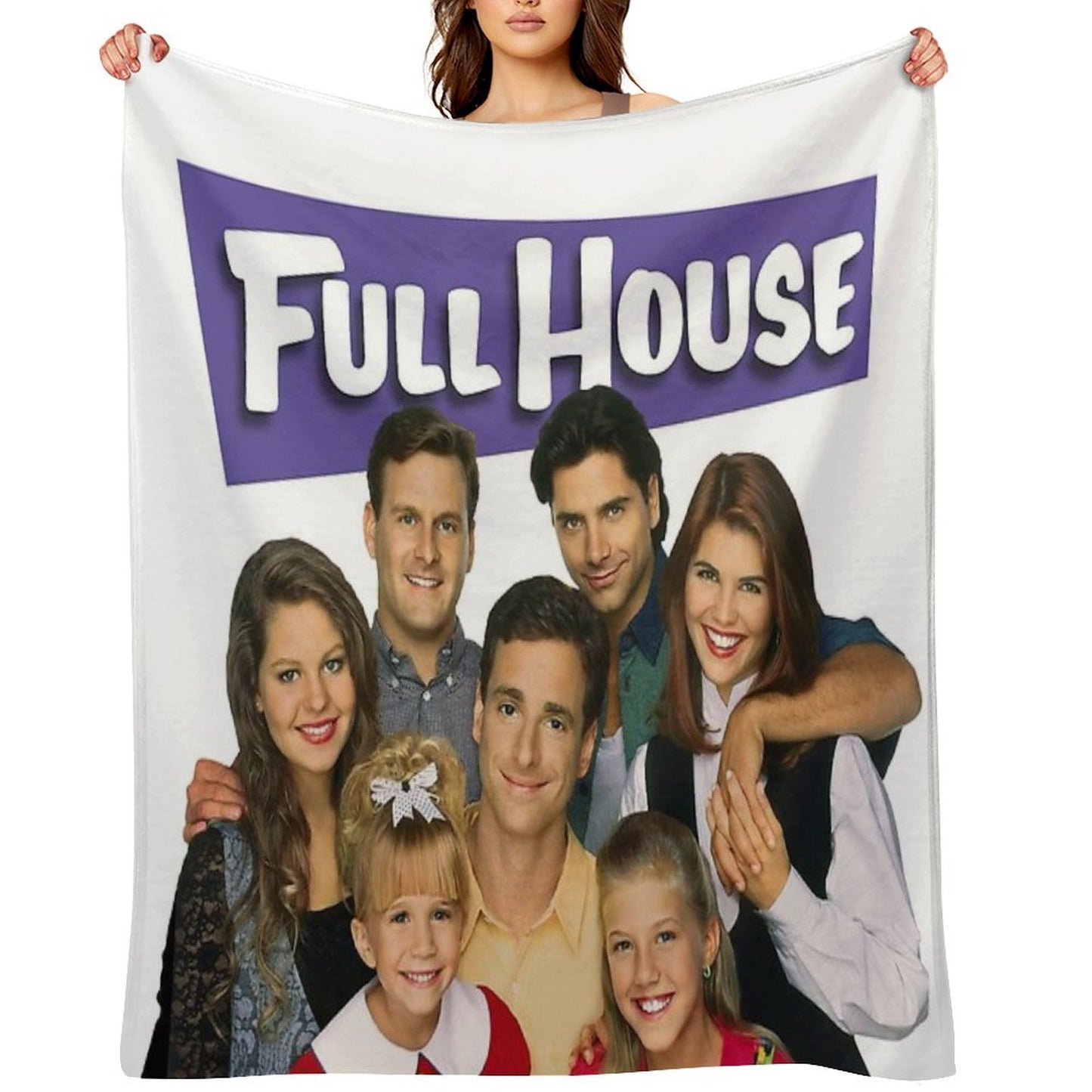 Full House Velvety-soft Throw Blanket